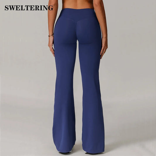 High Waist Flared Yoga Pants
